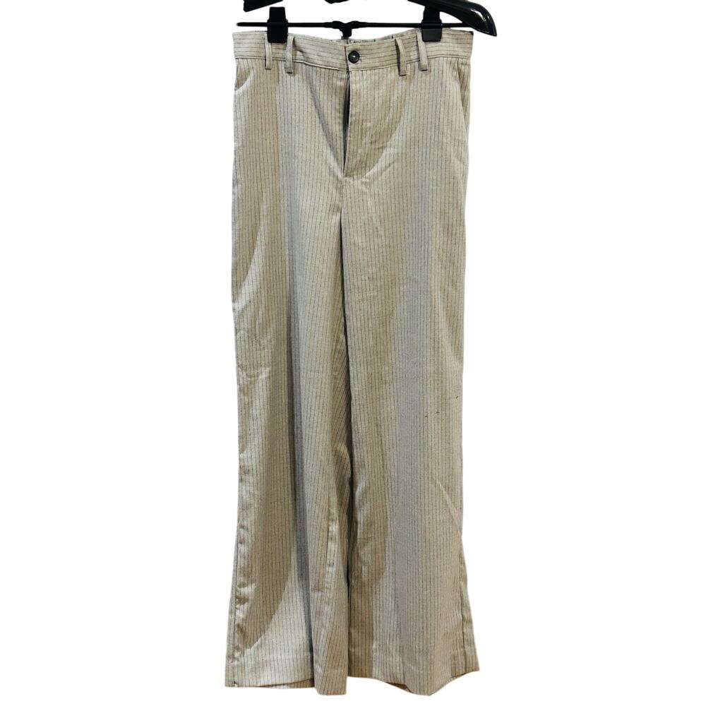 NWT Z Supply Evette Pinstripe Pant in Sea Salt Women's size M